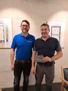 Daniel Kara mit Adrian Suter